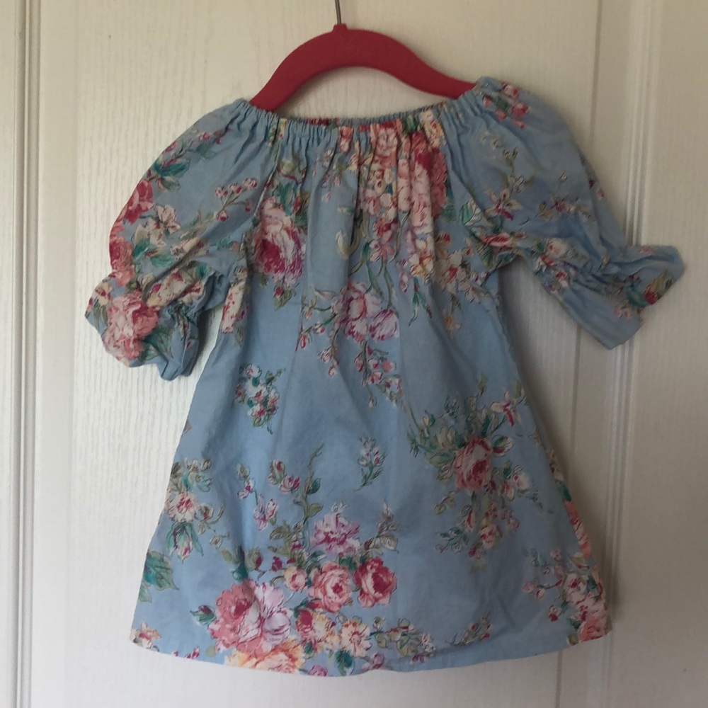 Toddler off the shoulder dress